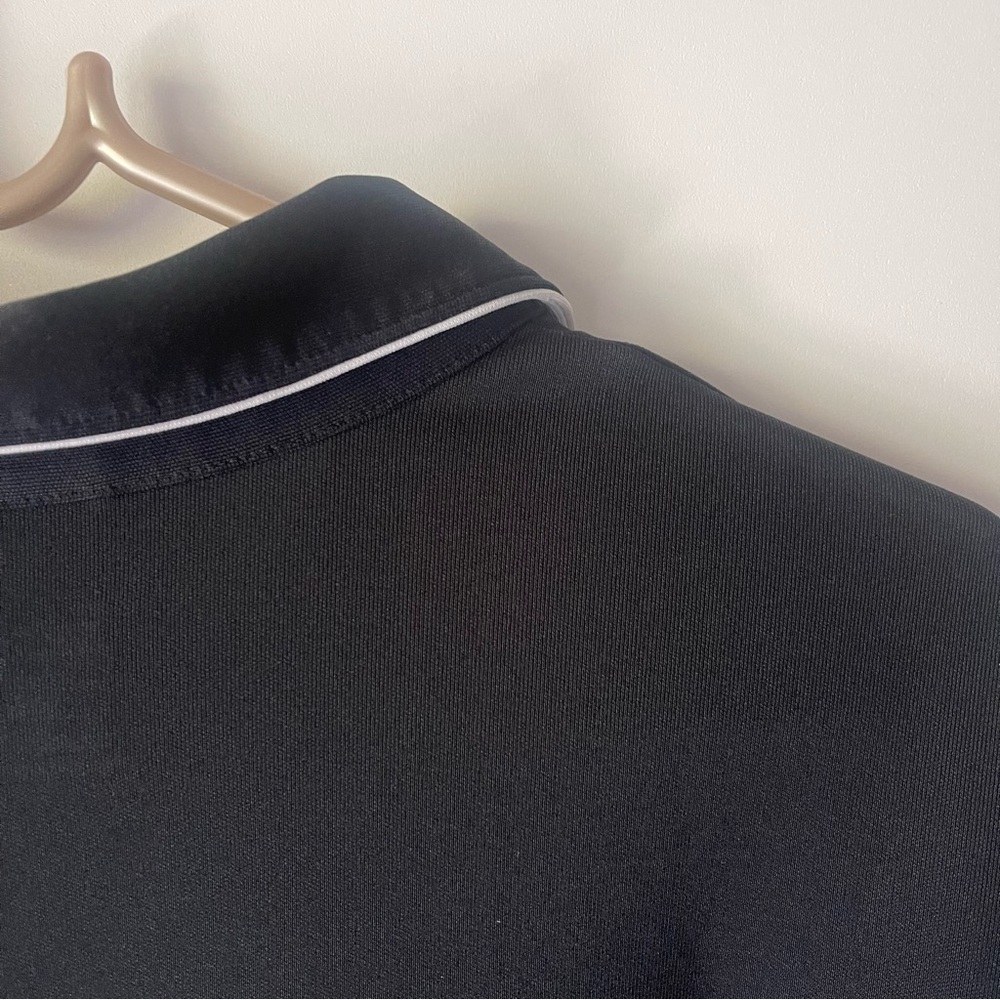 Under Armour Polo Shirt Black White Gray Size 2XL - Picture 6 of 9
